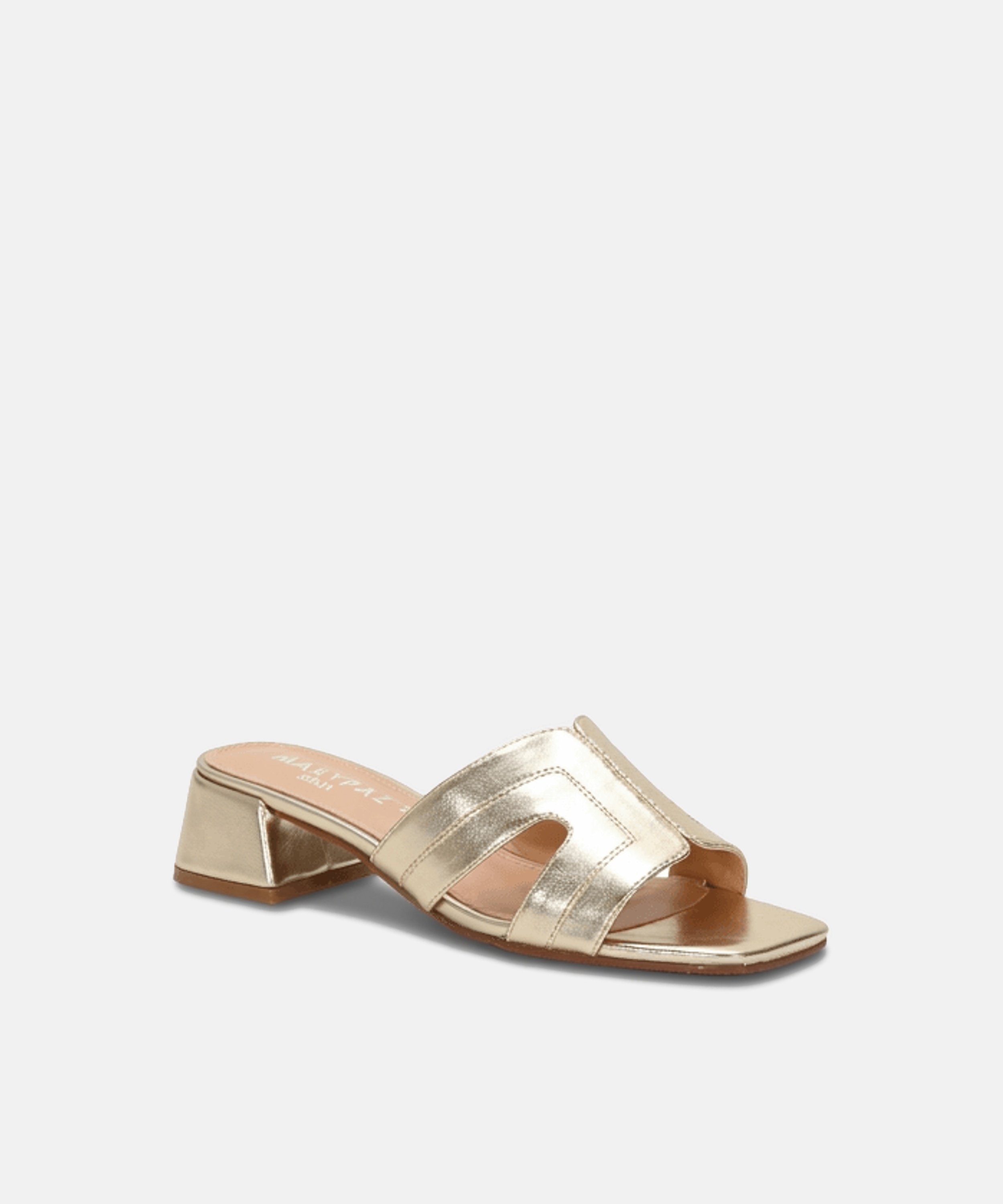 Sandalia mule tac&oacute;n bajo image number null